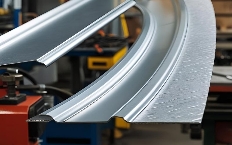 Bend radius sheet metal