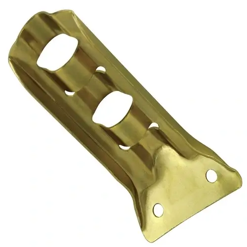 Formed brass pressing bracket