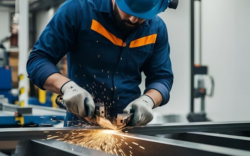 Precision in cutting and shaping fabricated components