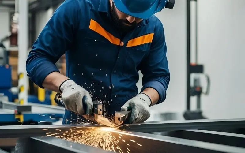 Precision in cutting and shaping fabricated components