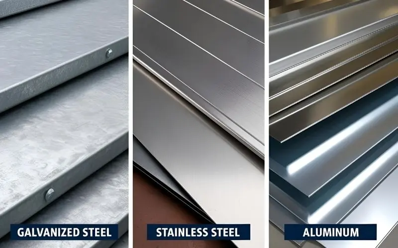 materials used in hvac sheet metal fabrication