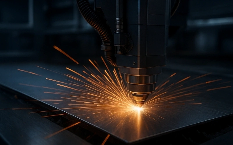 the process of fiber laser cutting