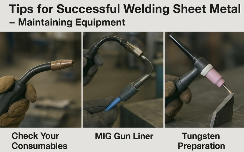 three tips to maintain equipment for successful welding metal