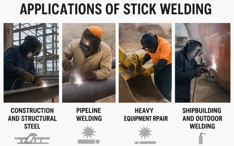 applications of stick welding in real life