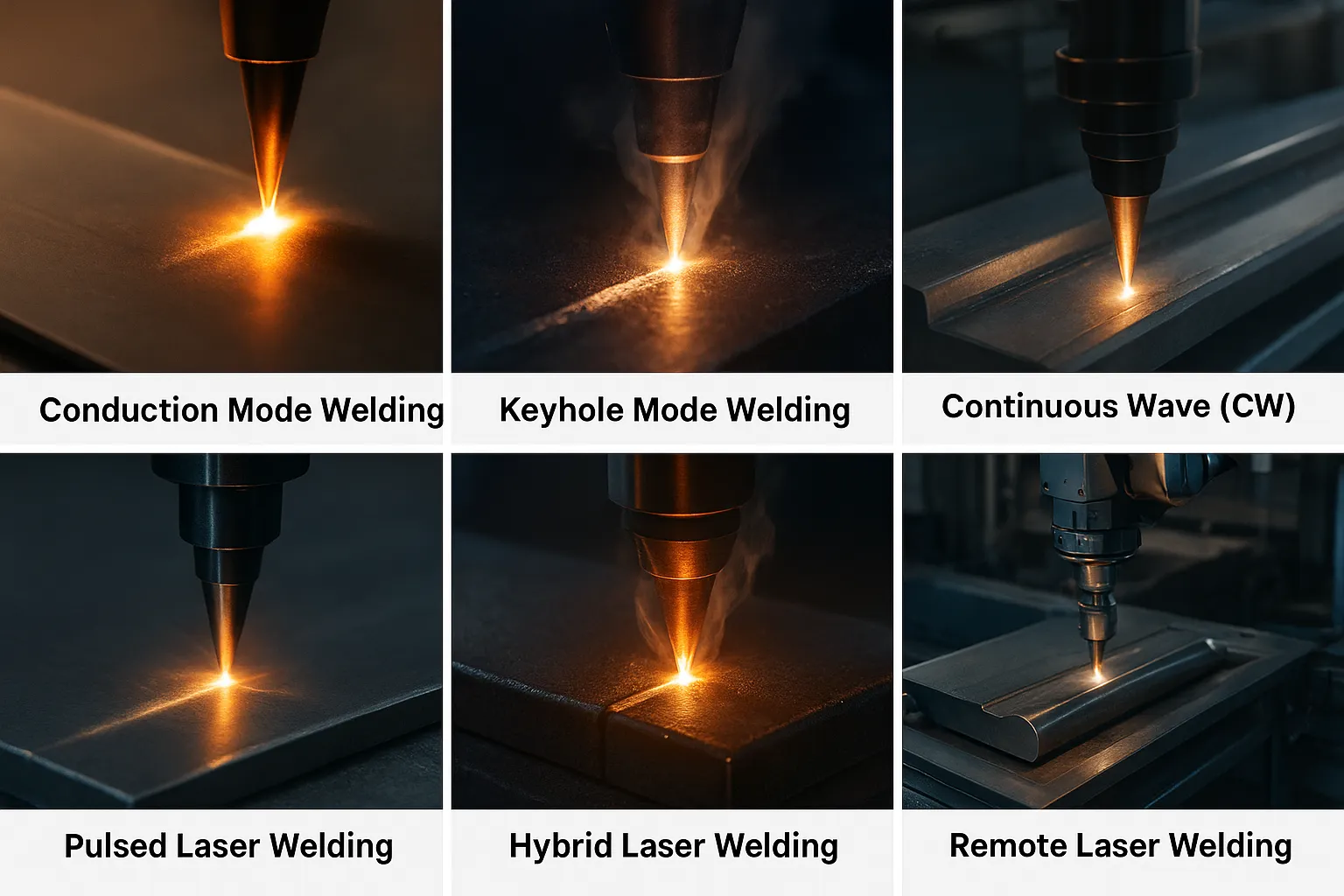 six common laser welding methods
