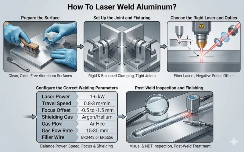 how to laser weld aluminum effectively