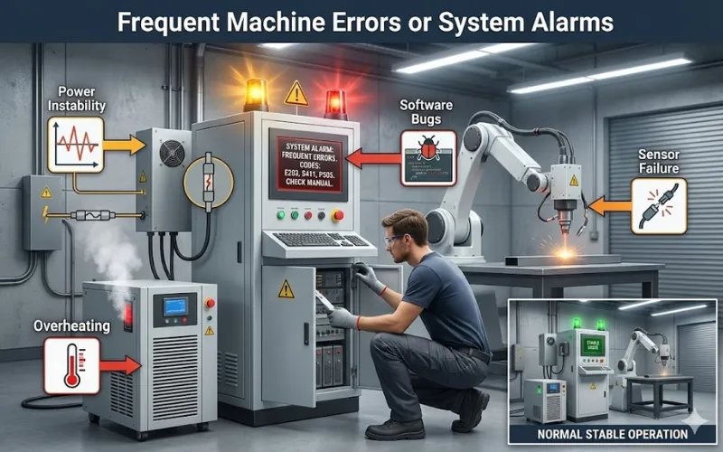 some frequent machine errors