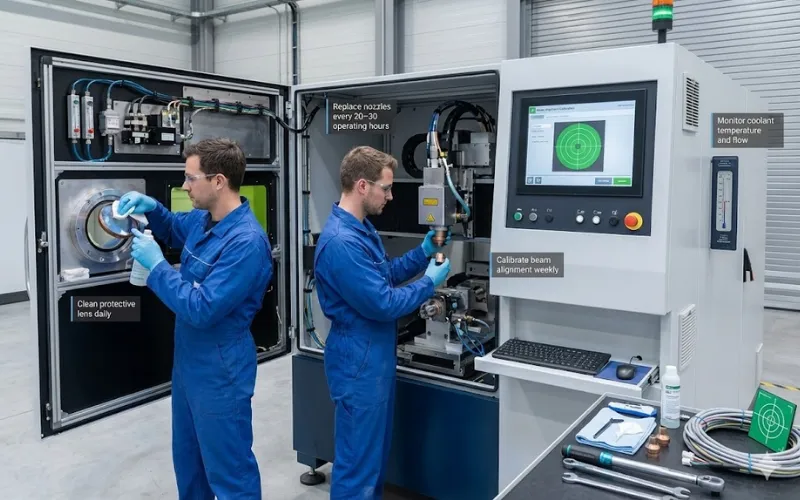 maintaining machine regularly