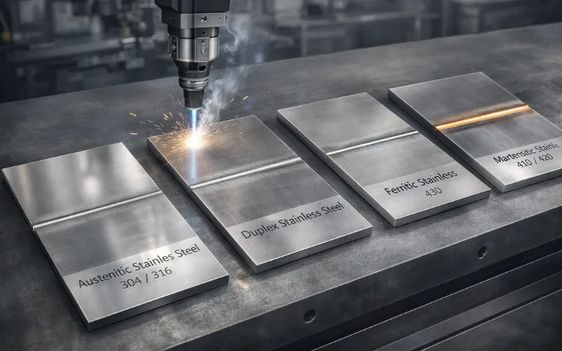 laser welding ss grades