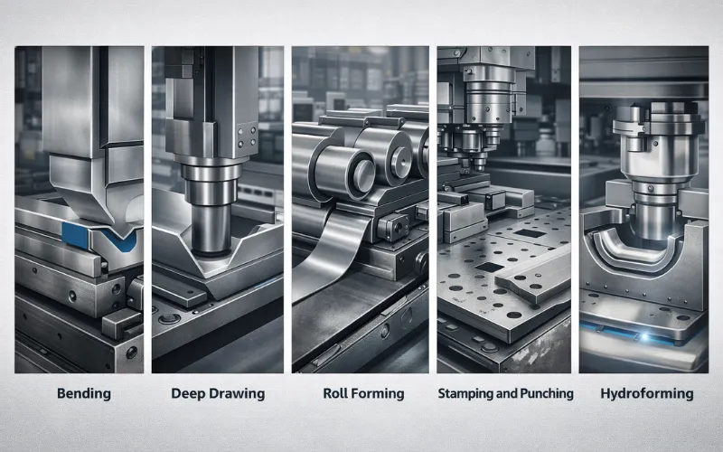most five common forming techniques