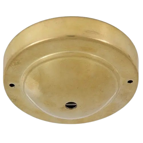 brass canopy is used as a decorative or functional cover