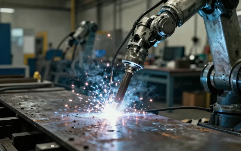 spot welding in ABC factory