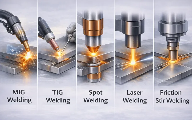 five automotive welding processes