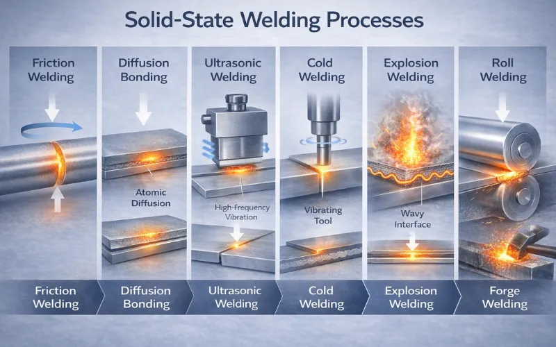 six common solid state welding processes